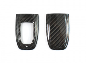 Audi Q5 Key Fob Cover Frame - Carbon Fiber